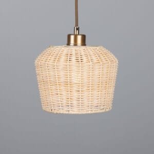 Manila Small Rattan Pendant Light 20cm Rattan & Rafia Lighting Collection Great Lighting UK Ltd